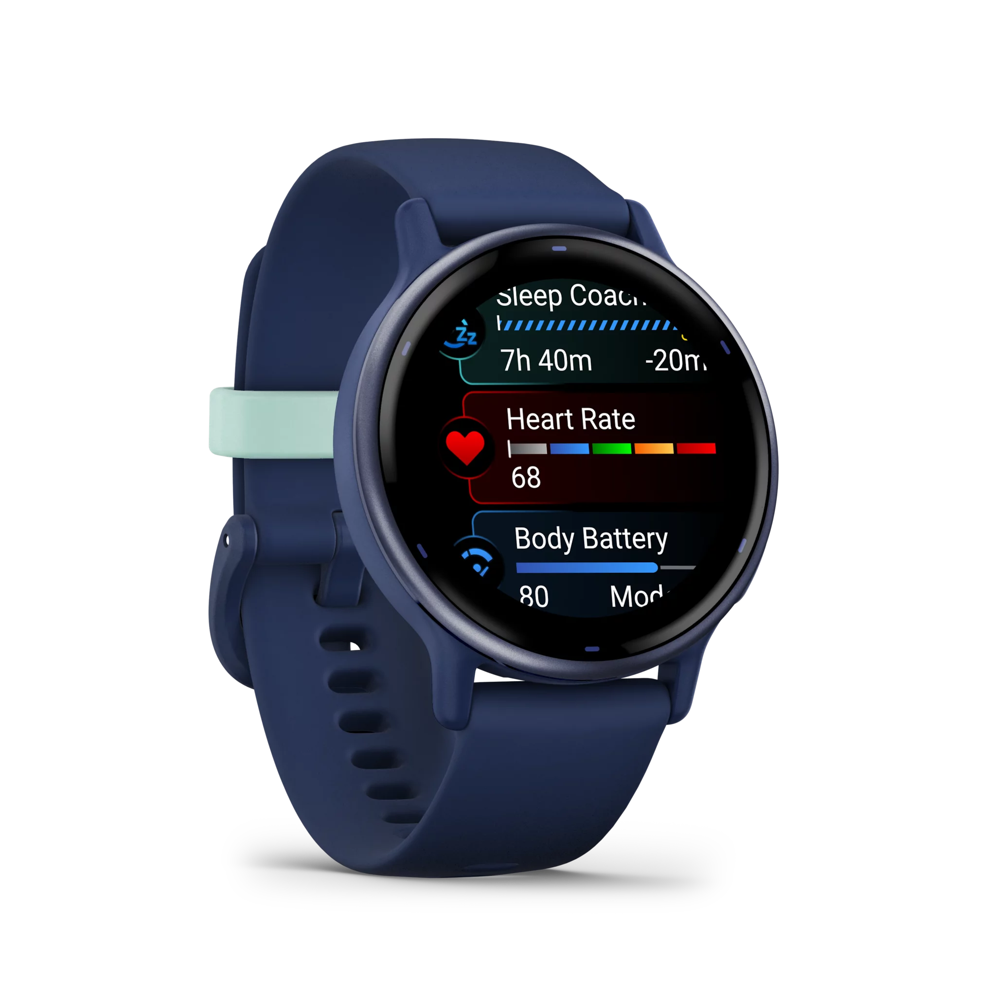 Garmin vivoactive 5 Music, kapitänsblau/blau