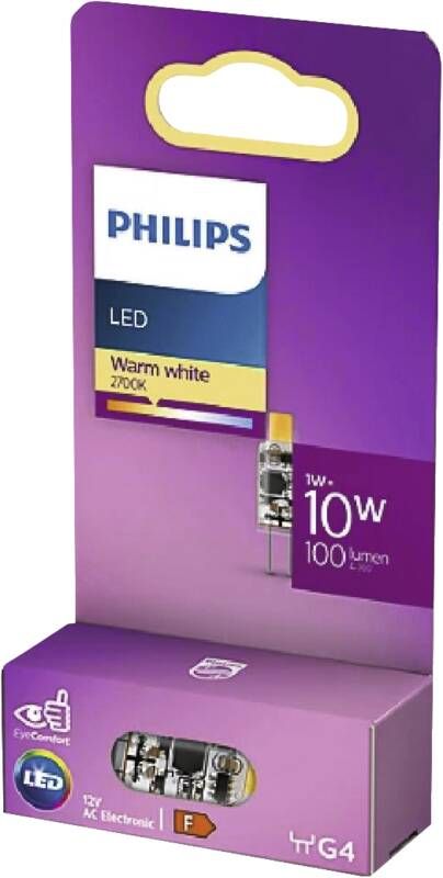 Philips LED 10W G4 WW 12V ND micro SRT6