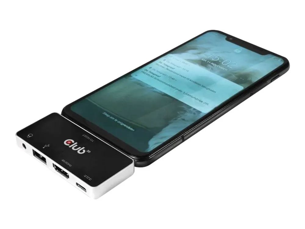 Club 3D USB Type C 4-in-1 Hub - Dockingstation