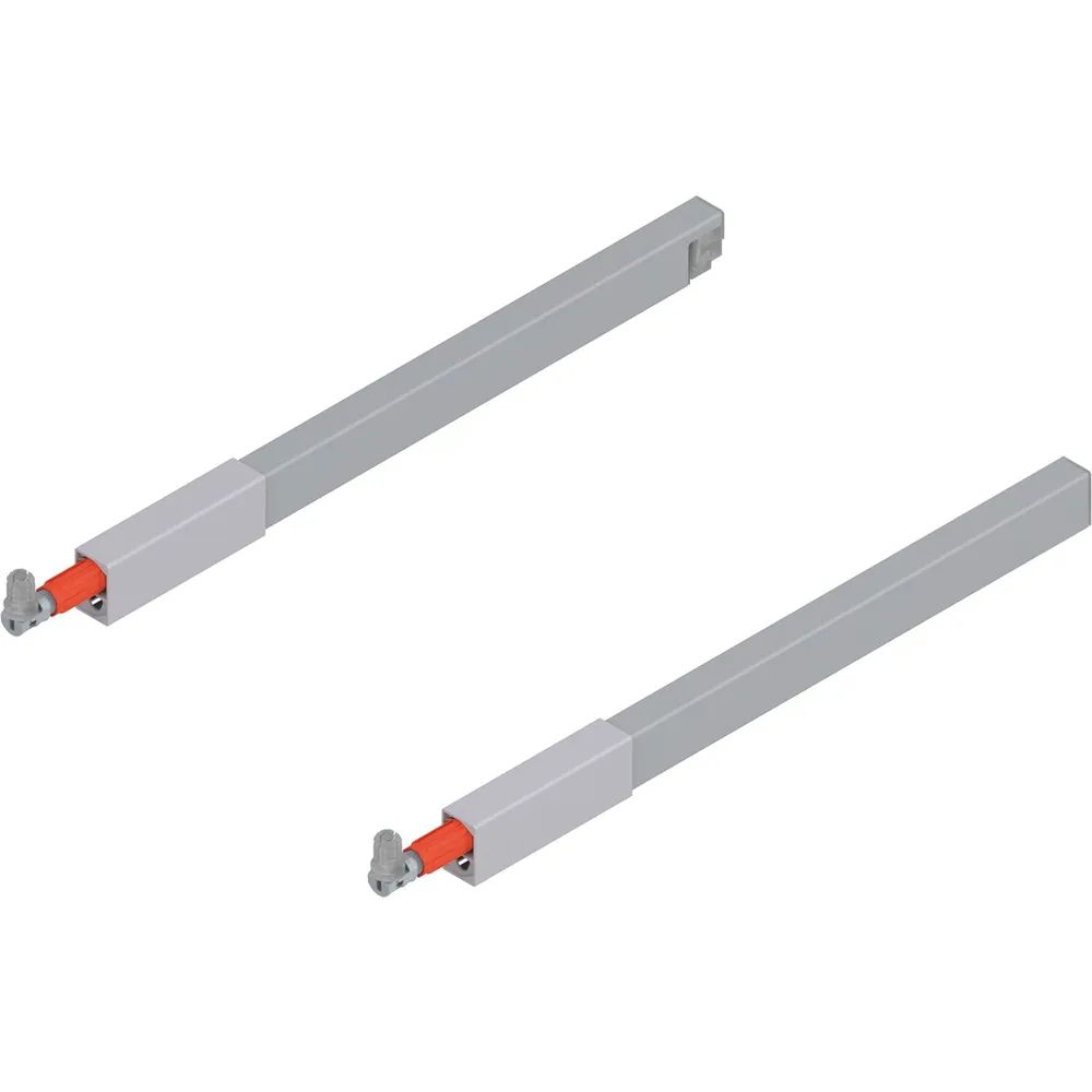 BLUM TANDEMBOX antaro Längsreling Set, NL 350, grau RAL 9006