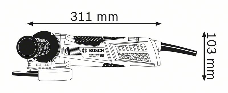 Bosch Professional GWX 19-125 S