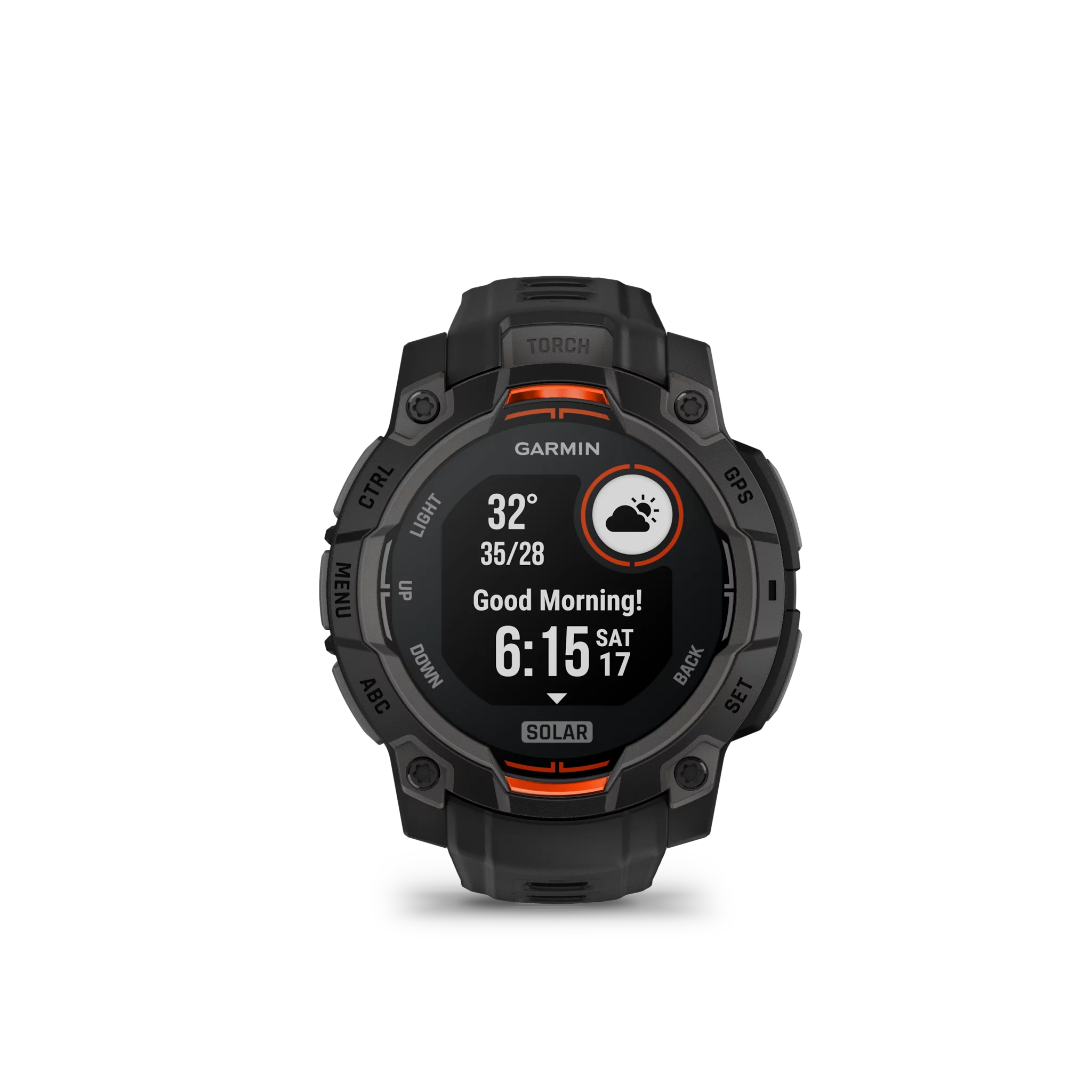 Garmin Instinct 3,45mm,Solar,Black Bezel mit Black Band