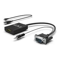 INCA IVTH-02 - 0,2 m - HDMI Typ A (Standard) - VGA (D-Sub) - Männlich - Männlich - Weiß