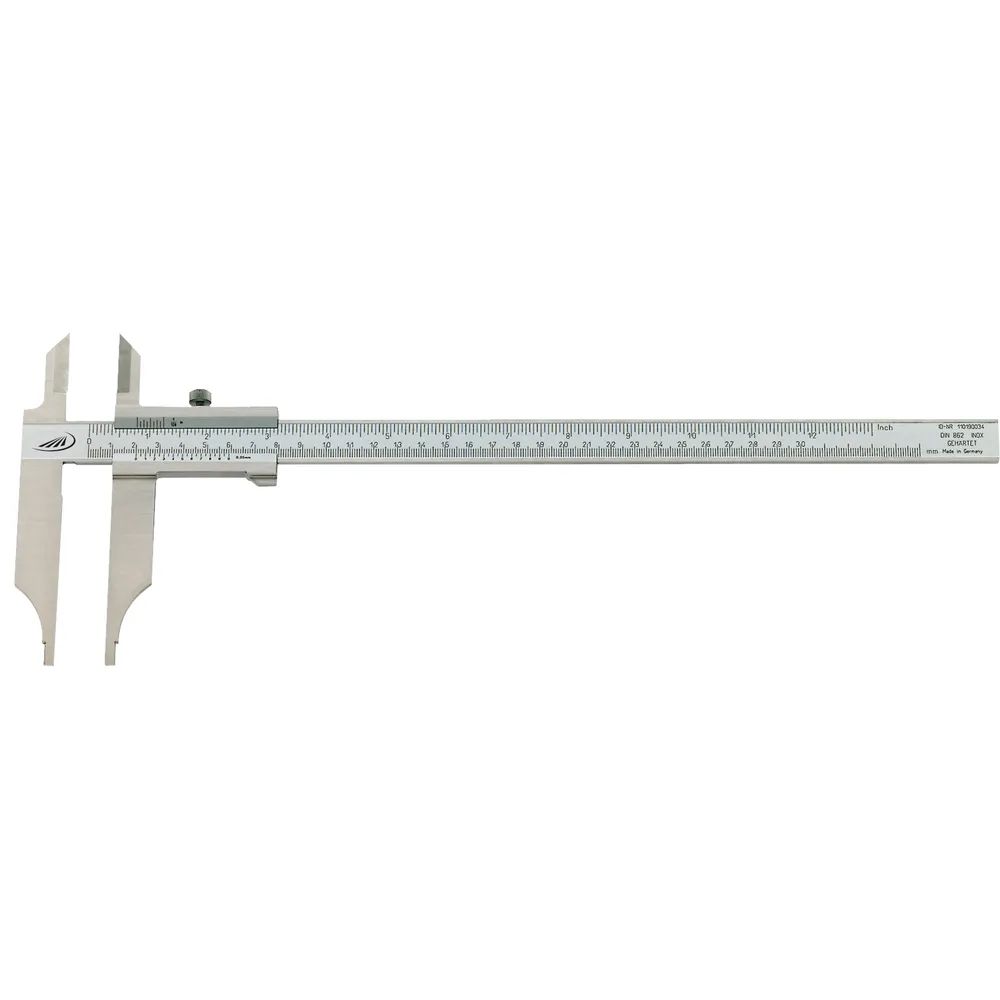 HELIOS PREISSER Werkstatt-Messschieber Schnabellänge 90 mm Messbereich 0-300 mm