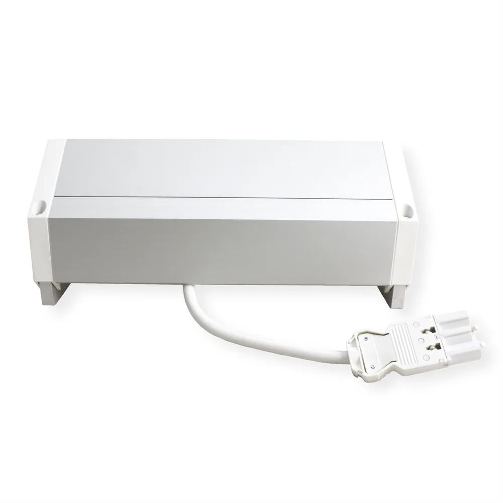 BACHMANN DESK2 ALU WHITE 2xUTE 1xCM 1xUSB A/C 22W 0,2m GST18