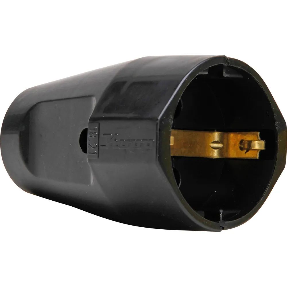 Heinrich Kopp Kopp Kunststoff-Schutzkontakt-Schalenkupplung für 3x1.5mm² schwarz