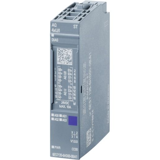 Siemens ET200SP 4AO U/I ST / SIEMEN 6ES7135-6HD00-0BA1