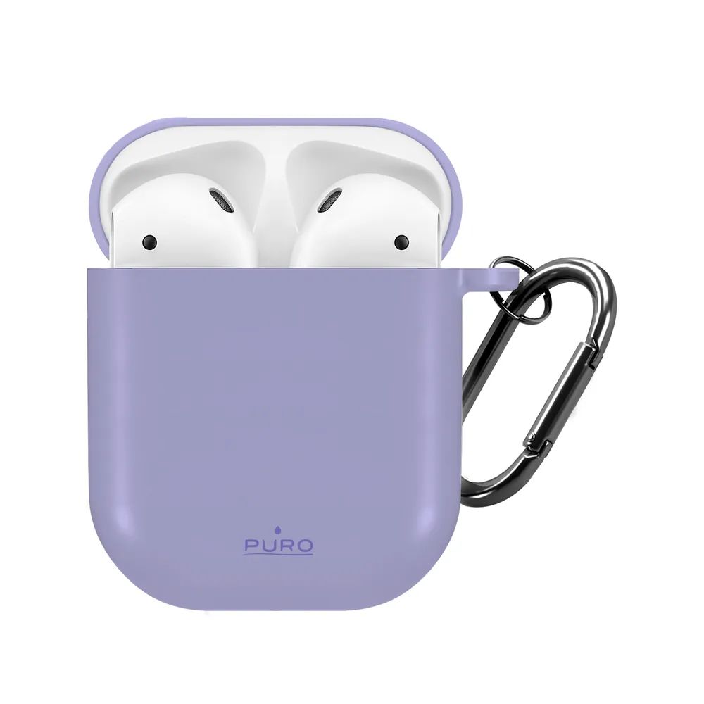 PURO ICON Silikon Hülle für AirPods 1 / 2, pink