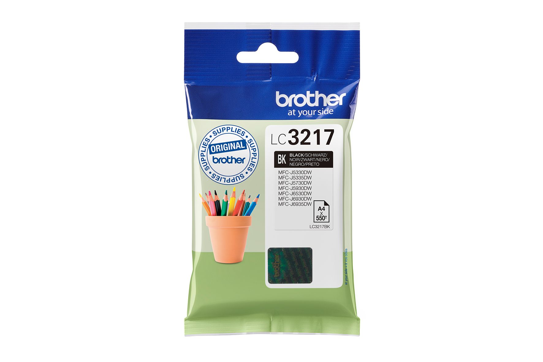 Brother LC3217BK - Schwarz - Original - Tintenpatrone