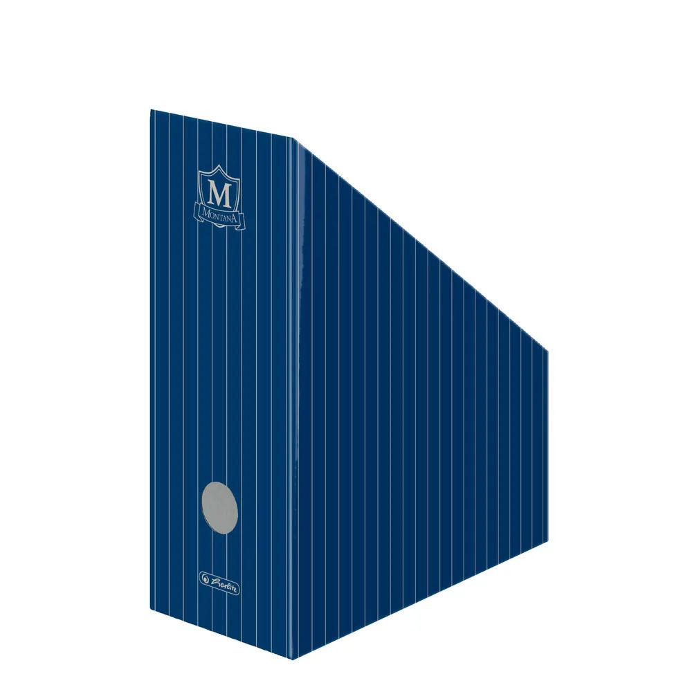 herlitz Stehsammler Montana IV Wellpappe A4-C4 blau