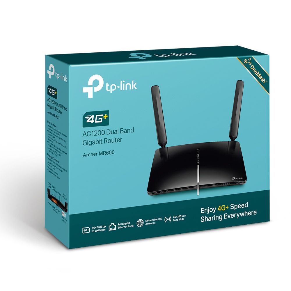 TP-LINK Archer MR600 4G+ Cat6 AC1200 Wireless Dual Band