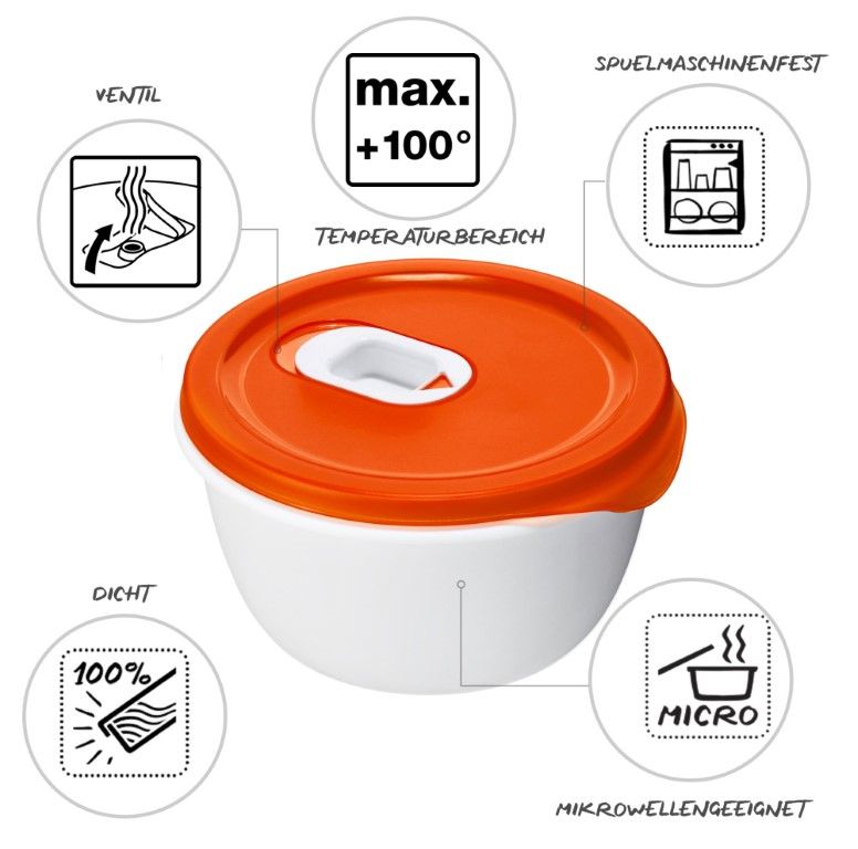 Rotho Mikrowellen-Schüssel 0.8 l MICRO CLEVER