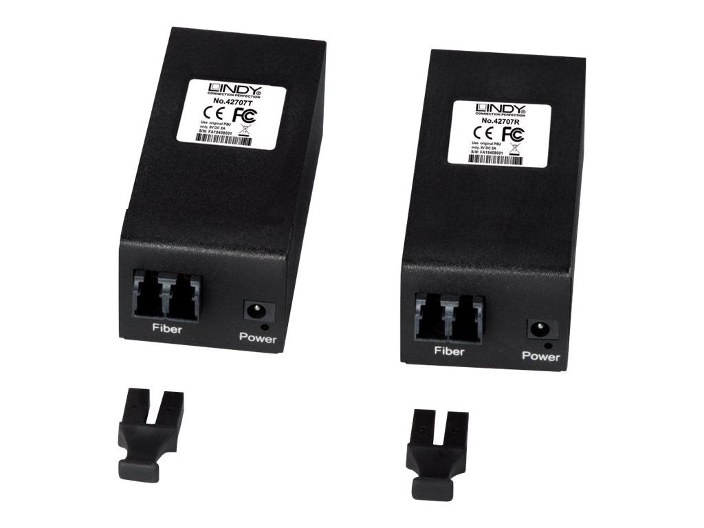 Lindy USB 3.1 Gen1 Fibre Optic Extender (Transmitter and Receiver units)