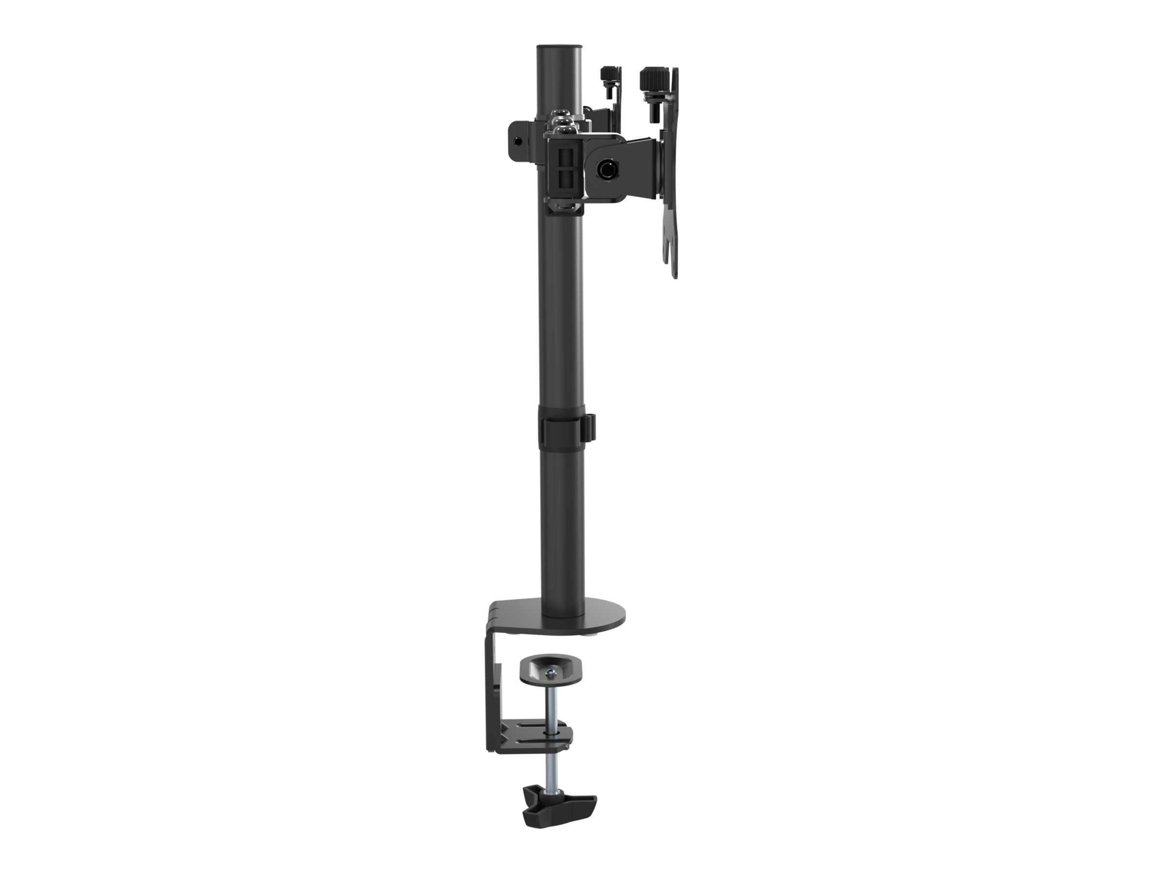 Vision VFM-DPD Monitor Desk Post - Befestigungskit - für 2 LCD-Displays - Stahl - Schwarz - Bildschirmgröße: 33-68.6 cm (13"-27")