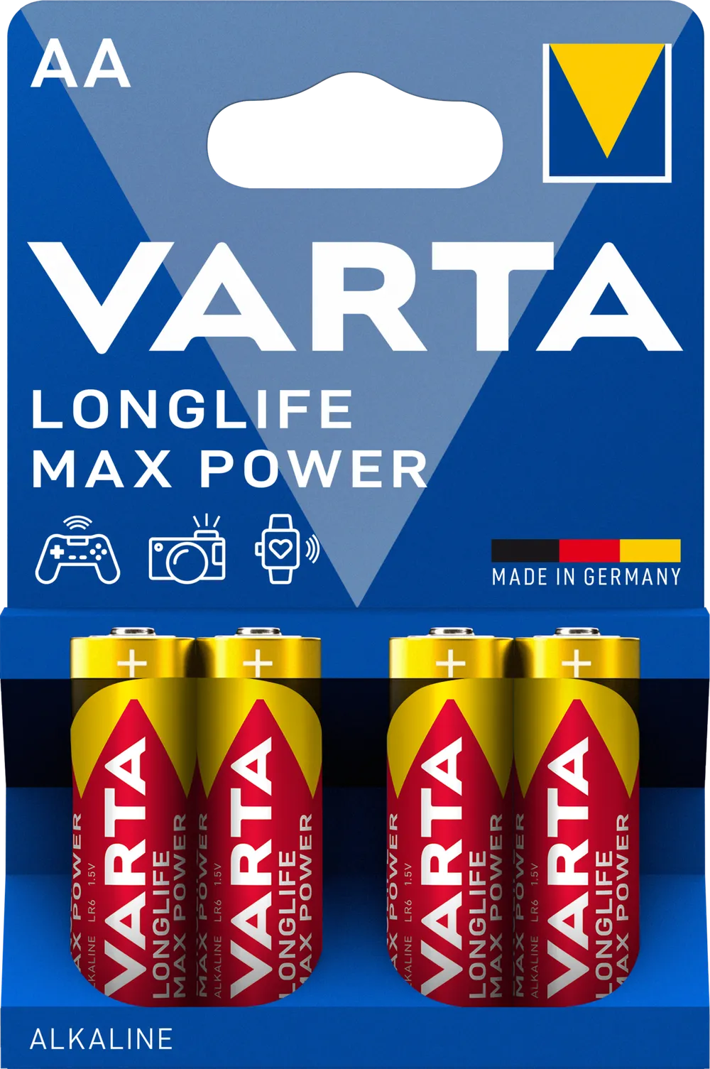 VARTA LONGLIFE Max Power AA Blister 4