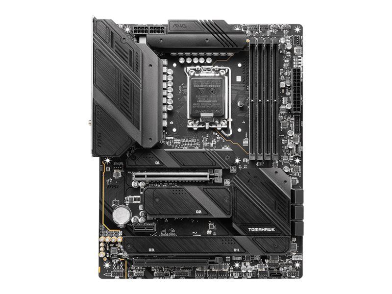 MSI MAG Z790 Tomahawk WIFI - Motherboard - ATX - LGA1700-Sockel - Z790 Chipsatz - USB-C Gen 2x2, USB 3.2 Gen 2, USB 3.2 Gen 1, USB-C Gen2 - 2.5 Gigabit LAN, Wi-Fi 6, Bluetooth - Onboard-Grafik (CPU erforderlich)