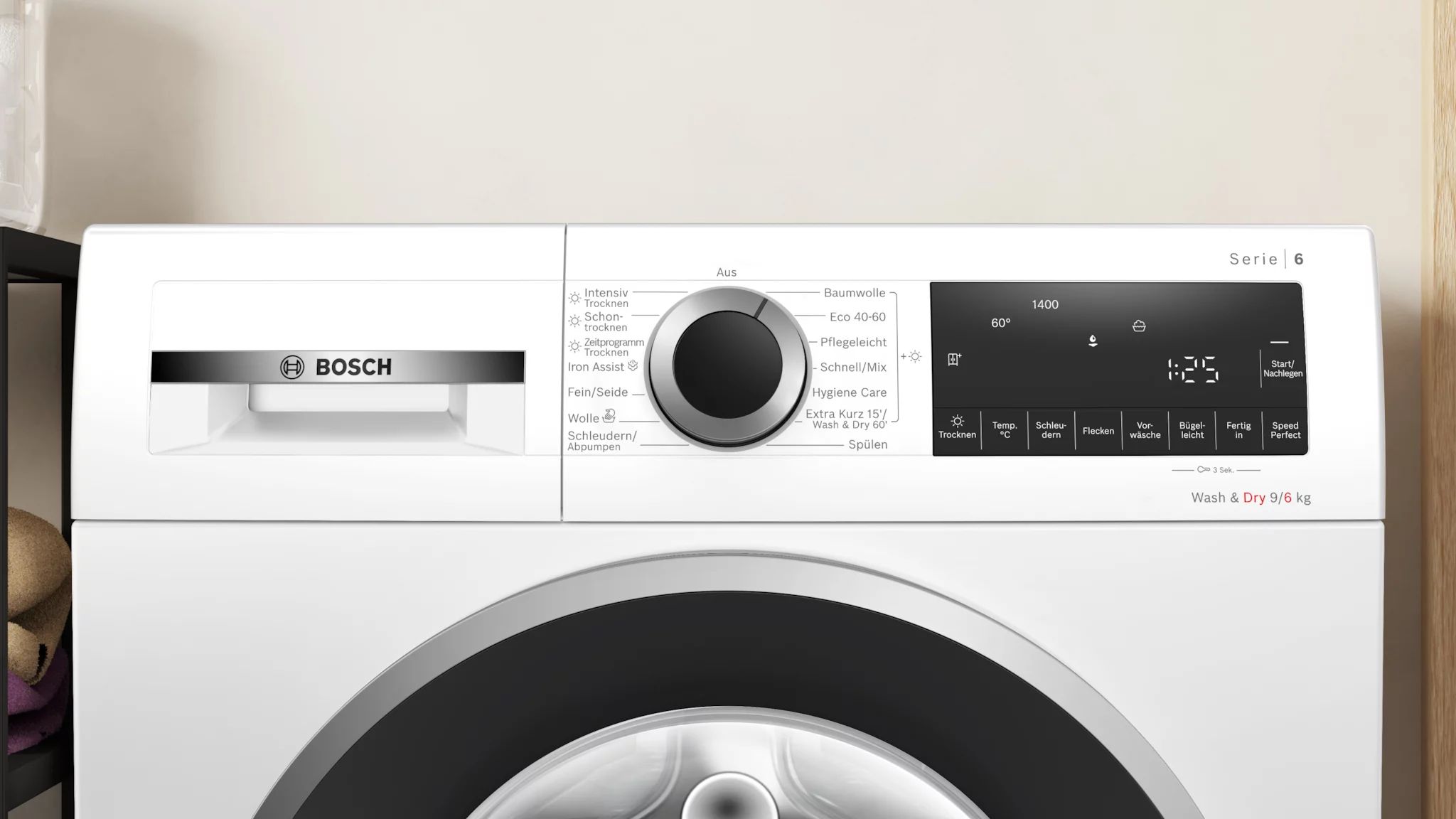 BOSCH WNG24442, 9/6 kg 1400 U/min.