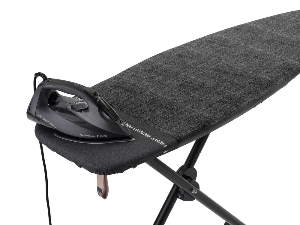 Brabantia Dampf- & Bügelbrett D, 135 x 45 cm, HRPZ - Denim Black