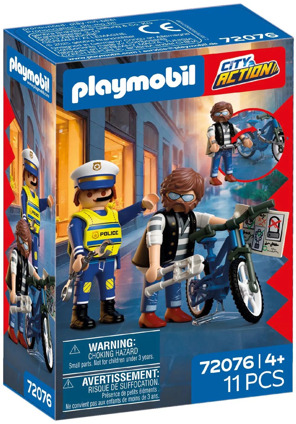 PLAYMOBIL 72076 City Action Fahrradraub