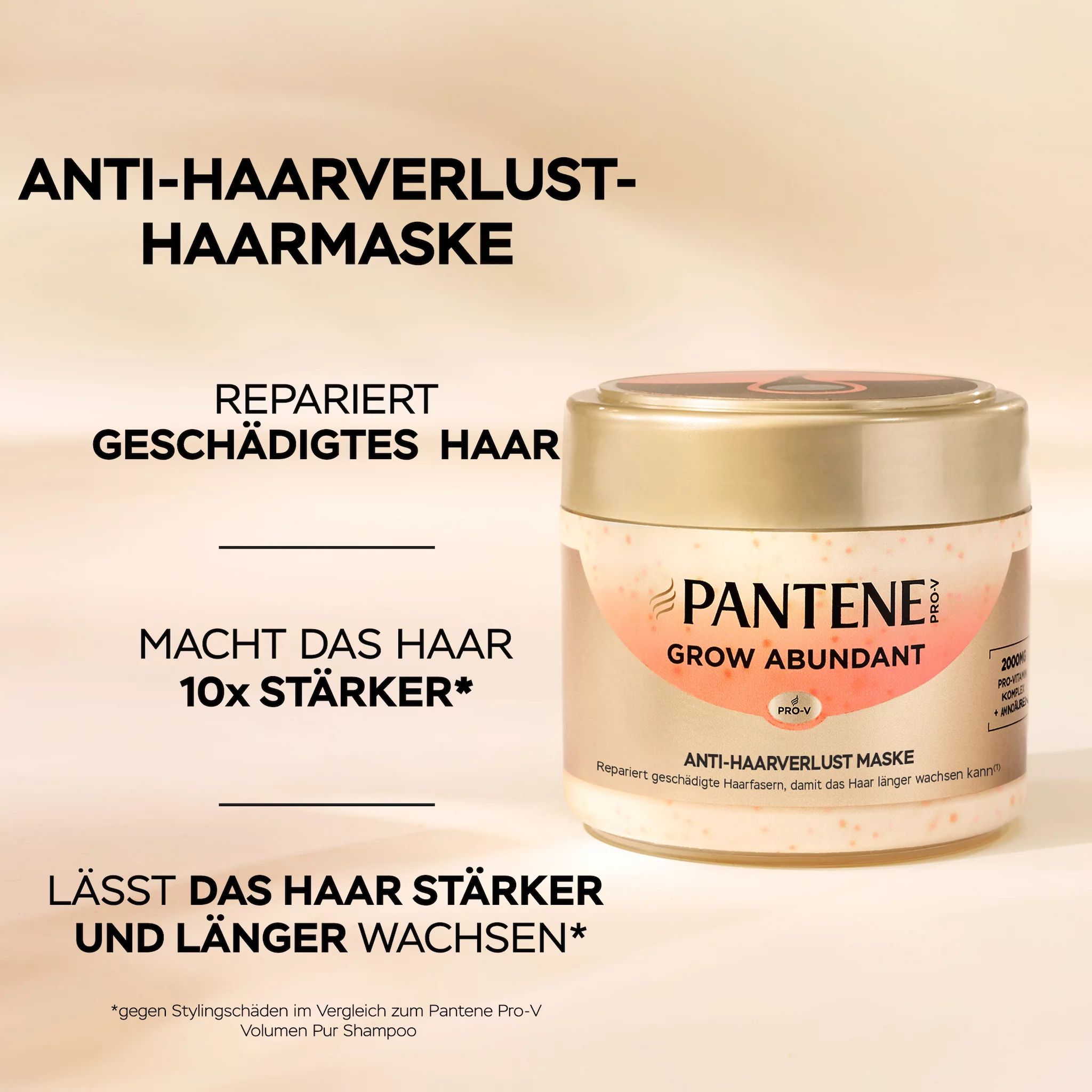 Pantene Pro-V Grow Abundant Anti-Haarverlust Haarmaske