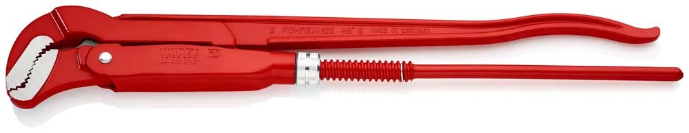 KNIPEX Rohrzange S-Maul rot pulverbeschichtet 570 mm