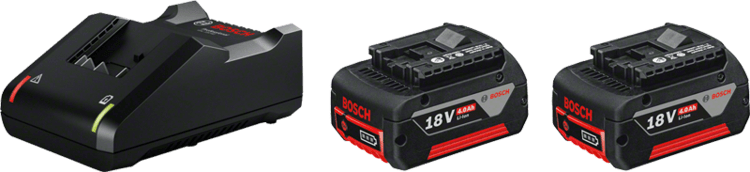 Bosch Professional Starterset 18V, 4.0Ah, Li-Ionen