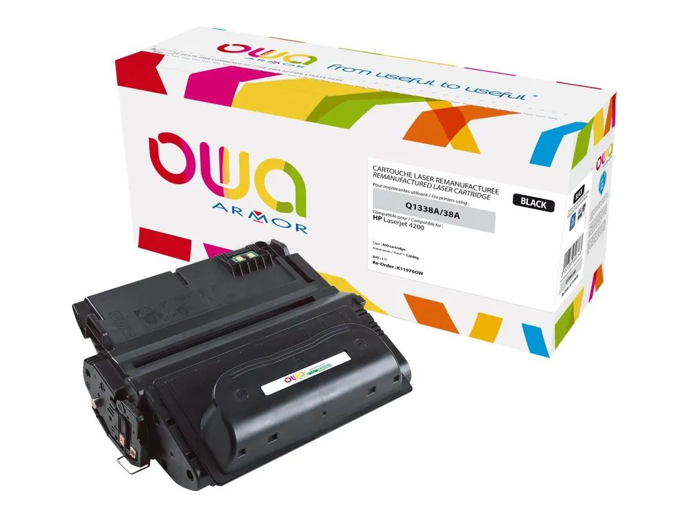 Armor OWA - Schwarz - kompatibel - wiederaufbereitet - Tonerpatrone (Alternative zu: HP Q1338A)