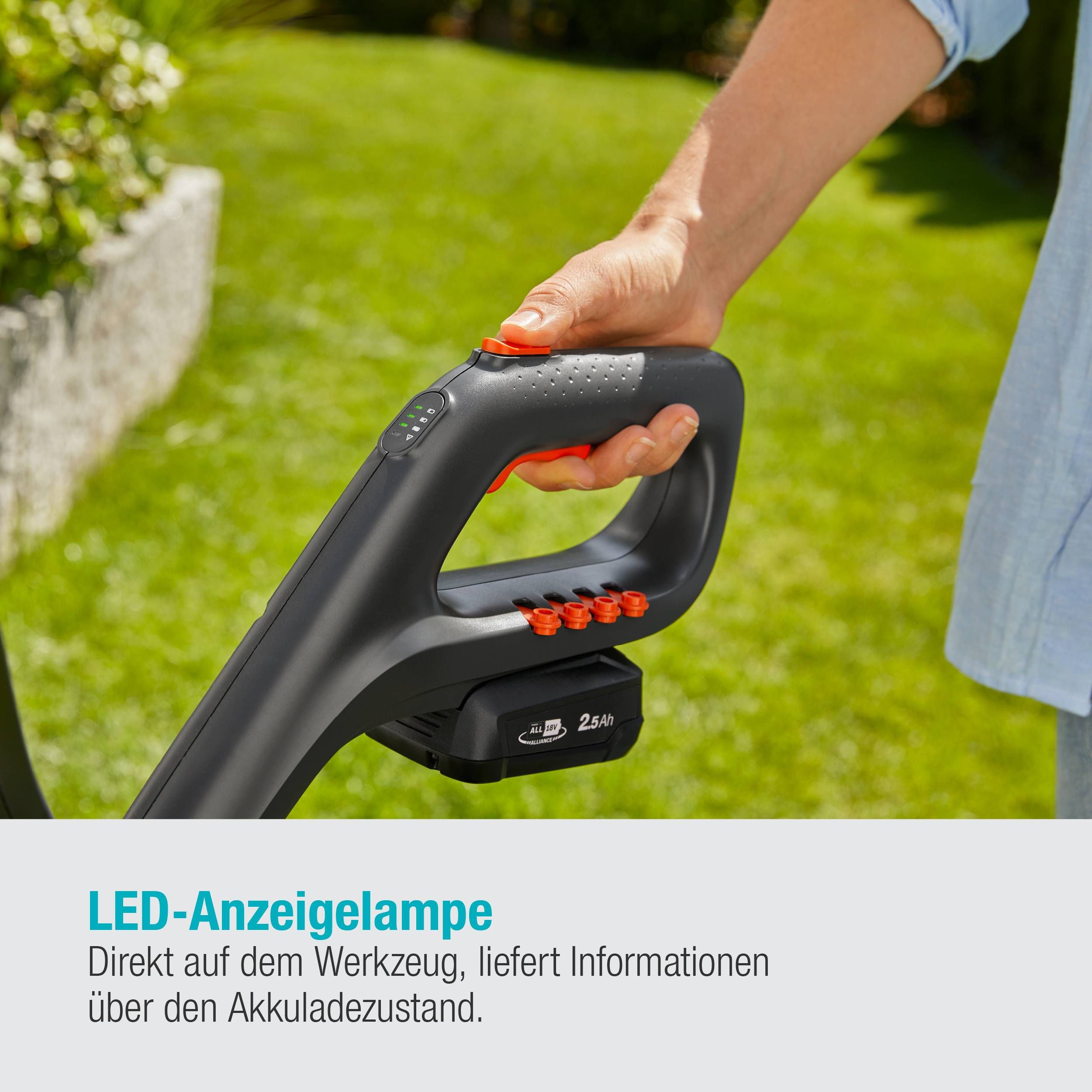 Gardena Akku-Trimmer ComfortCut 23/18V P4A Ready-To-Use Set