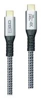 2GO Schnellladekabel USB-C 240W 20Gbps Thunderbolt - Digital/Daten