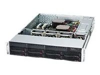 Supermicro SC825 TQC-600LPB - Rack-Montage 2U