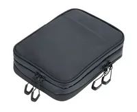 Troika BLACK CONNECTED - Polyester - Polyurethan (PU) - Plane - Schwarz - Reißverschlusstasche - Reißverschluss - 185 mm - 46 mm