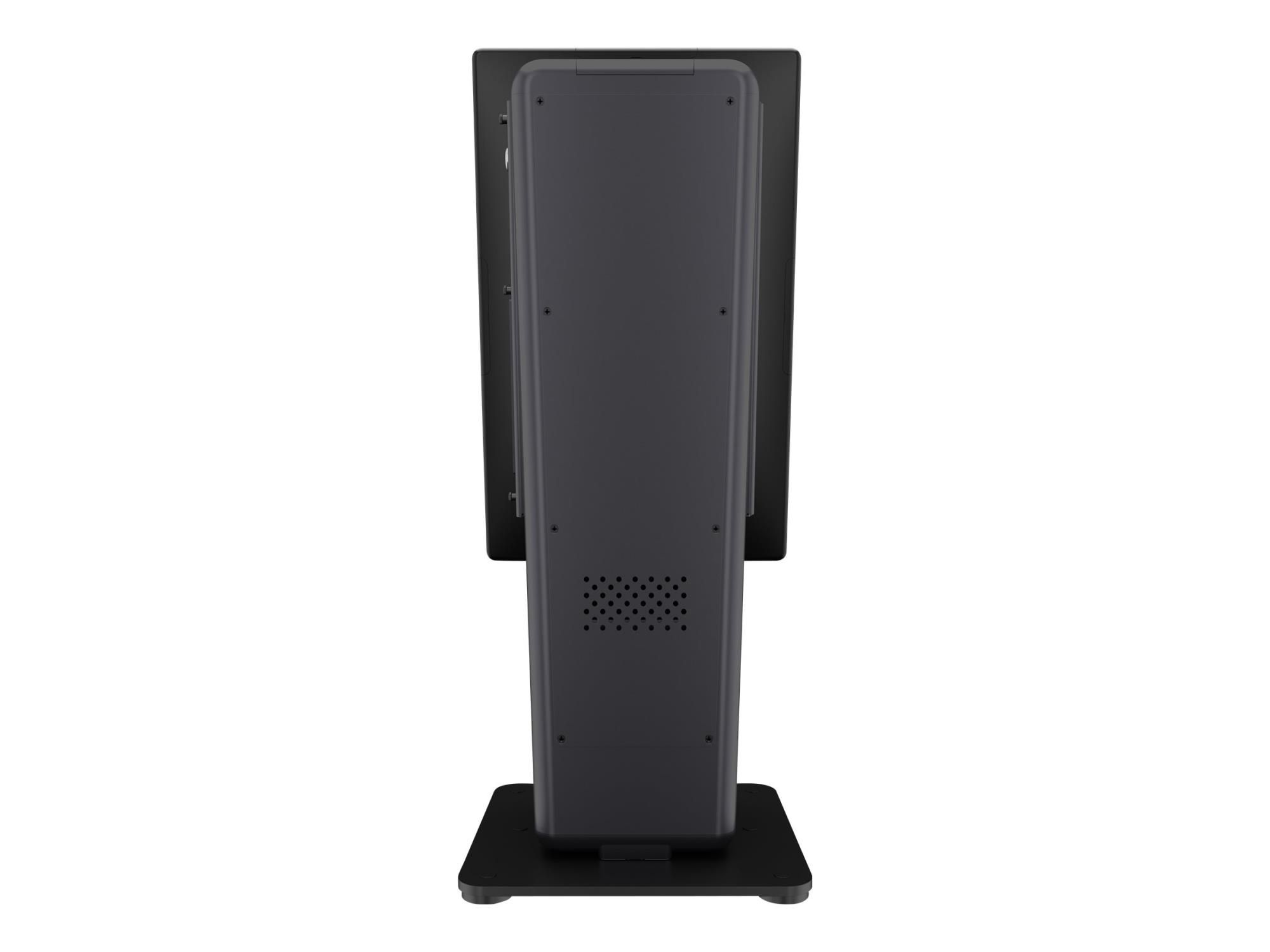 Elo Touch Solutions Elo Wallaby Pro Self-Service Countertop Stand - Aufstellung - für POS-Terminal - Schwarz/Silber (22"-27")
