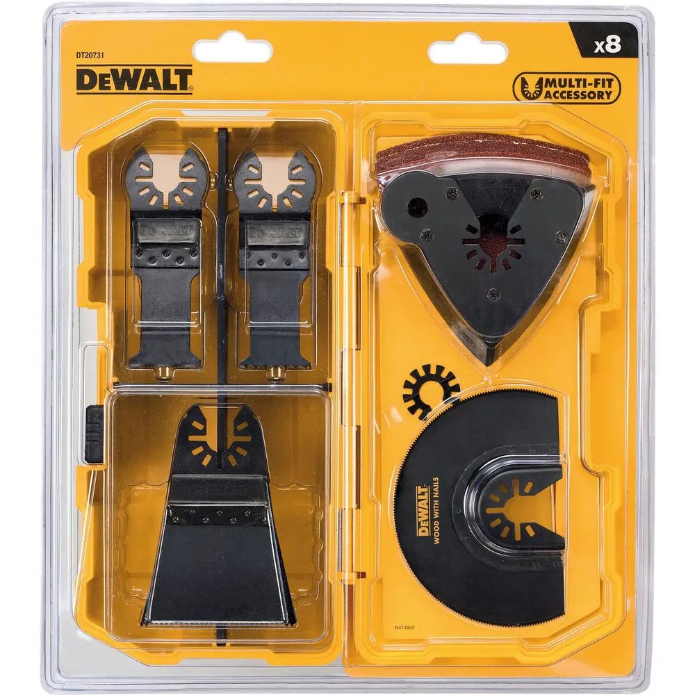 DEWALT Multi Tool Set Schreiner DT 20731 8-teilig