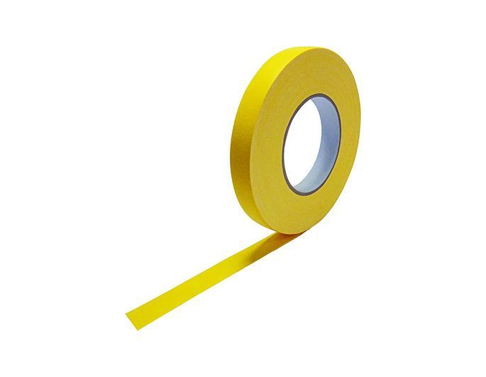 CELLPACK Gewebeband,gelb  D:0.305 B:15mm L:50m