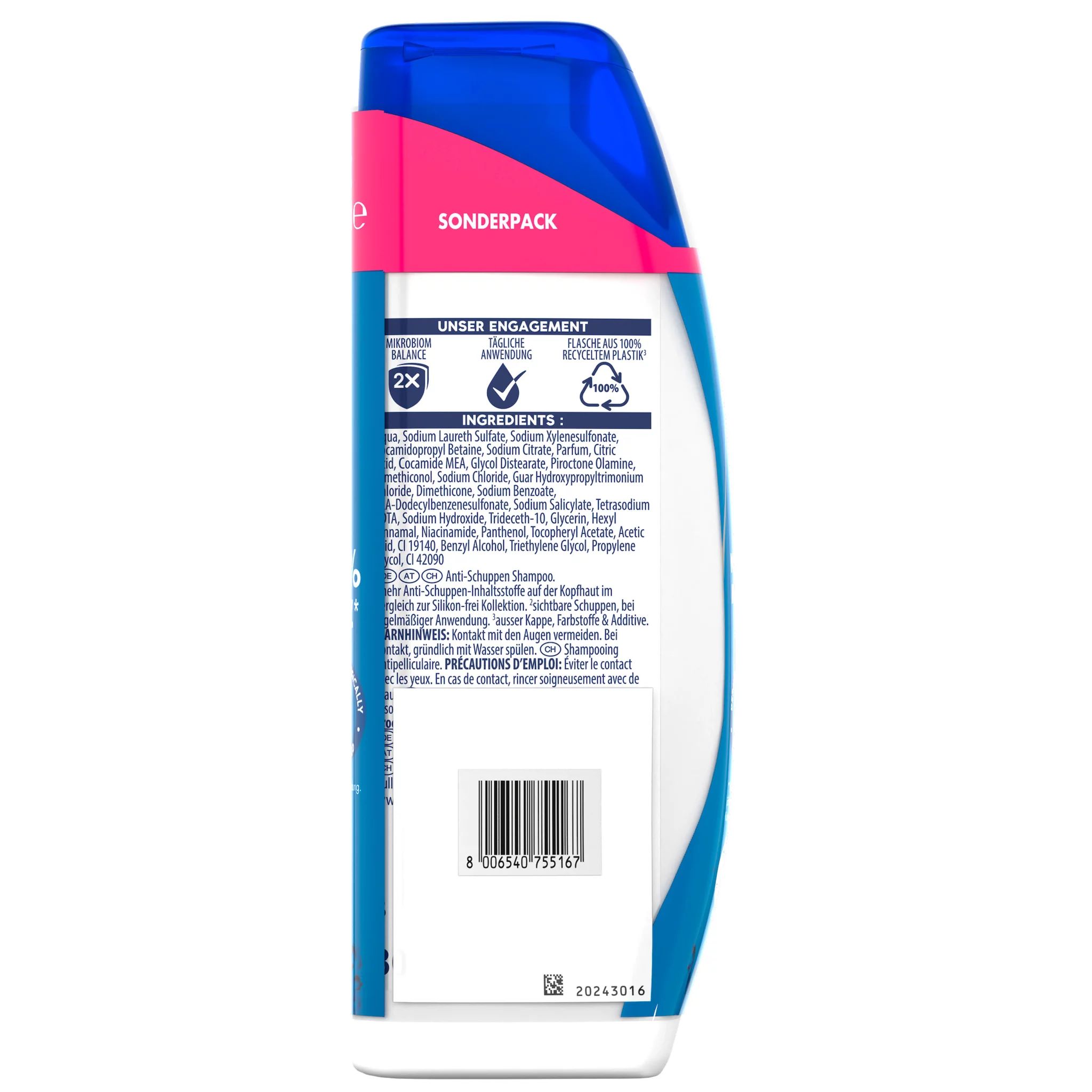 Head & Shoulders Anti-Schuppen Shampoo Apple Fresh 2x300ml