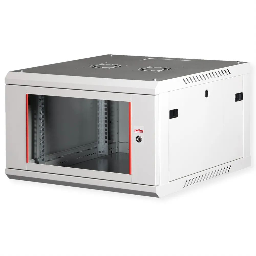 ROLINE 19-Zoll Wandgehäuse Basic Plus 6HE, 600x600 BxT grau