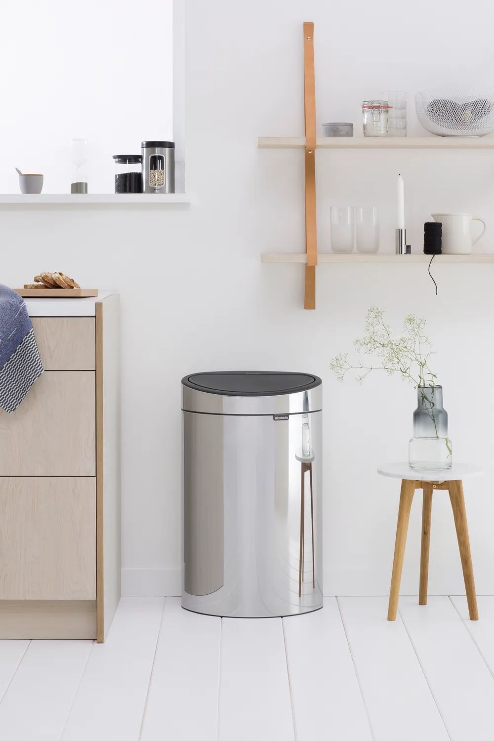 Brabantia Touch Bin New, 40L - Brilliant Steel