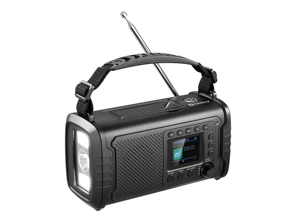 SANDBERG Active Series Survivor - Tragbares DAB-Radio
