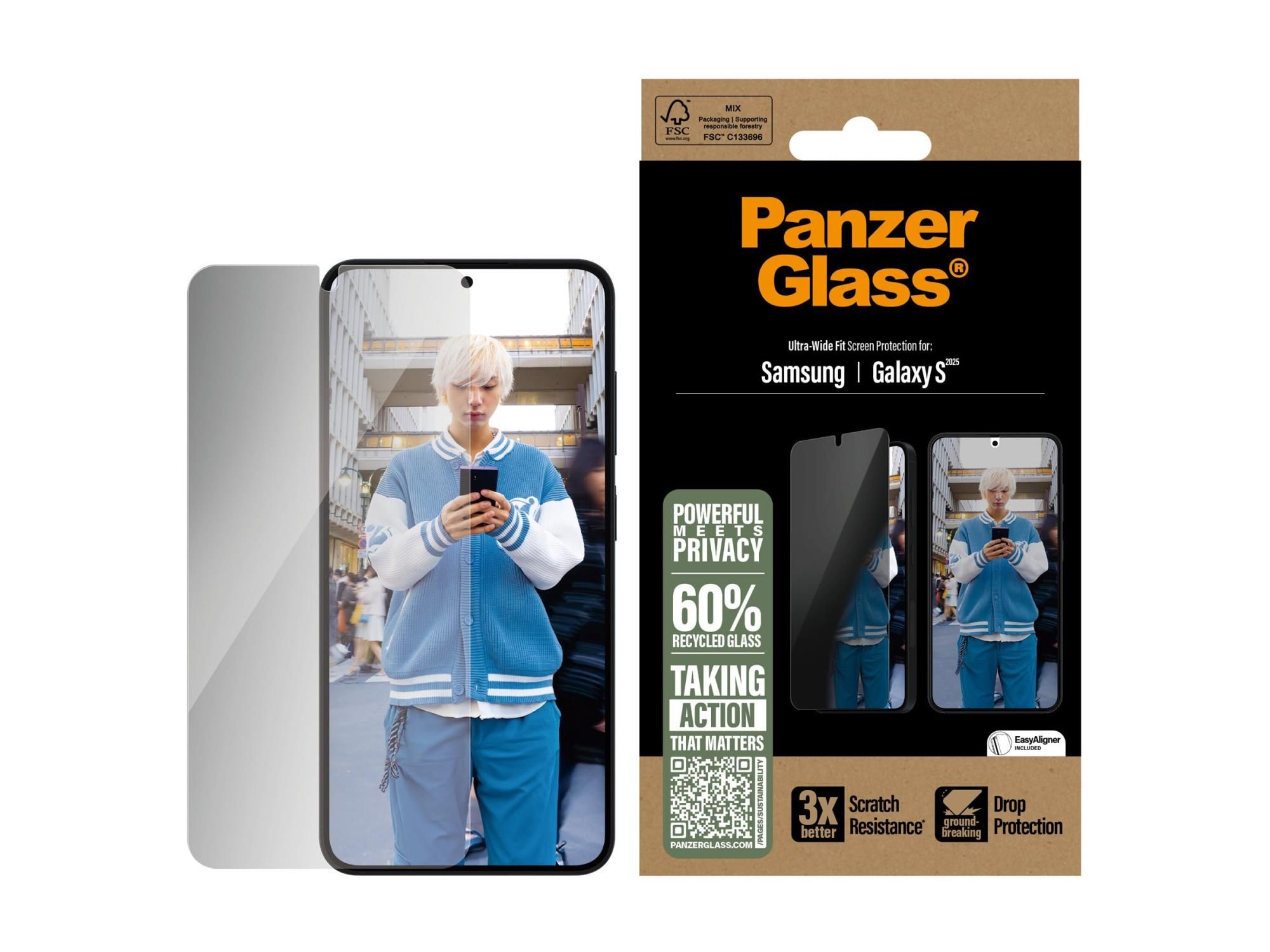PanzerGlass Privacy - Bildschirmschutz für Handy