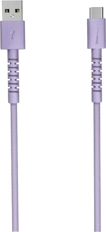 Fresh 'n Rebel USB-A zu USB-C silikon geflochtenes Kabel"FlexWave" 2m, Dreamy Lilac