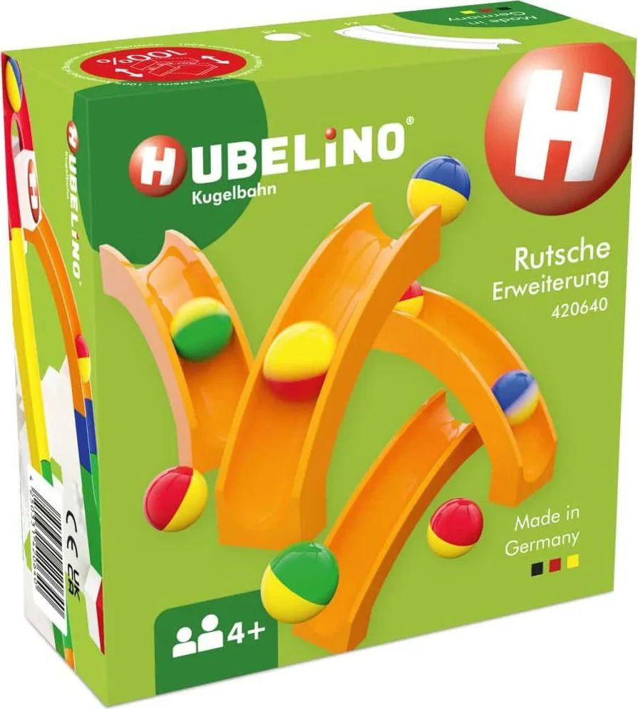 Hubelino GmbH Kugelbahn Rutsche Erweiterung (12-teilig