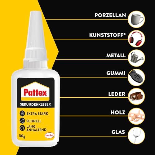 Henkel Pattex Universal Sekundenkleber, Flasche, 50g