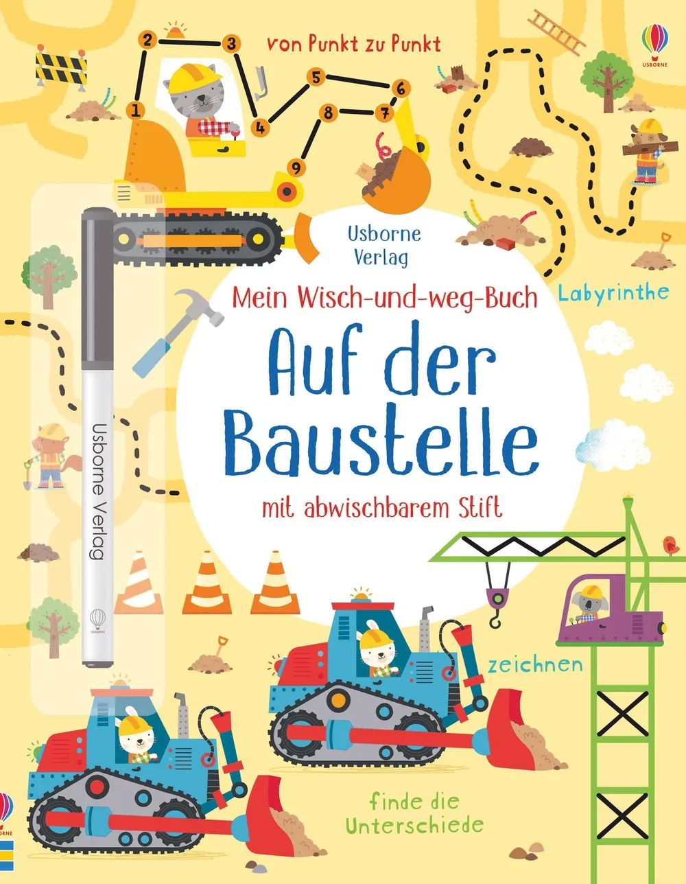 dtv Verlagsgesellschaft mbH & Co.KG Mein Wisch-und-weg-Buch: Baustelle