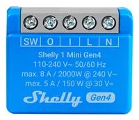 Shelly SCHALTAKTOR WLAN 1X8A / SHELLY 1 MINI GEN4 FG3800238070786