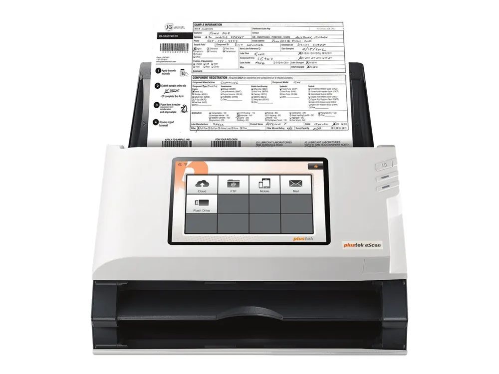 Plustek eScan A350 - Enterprise - Dokumentenscanner - Dual CIS - Duplex - Legal - 600 dpi x 600 dpi - bis zu 25 Seiten/Min. (einfarbig)