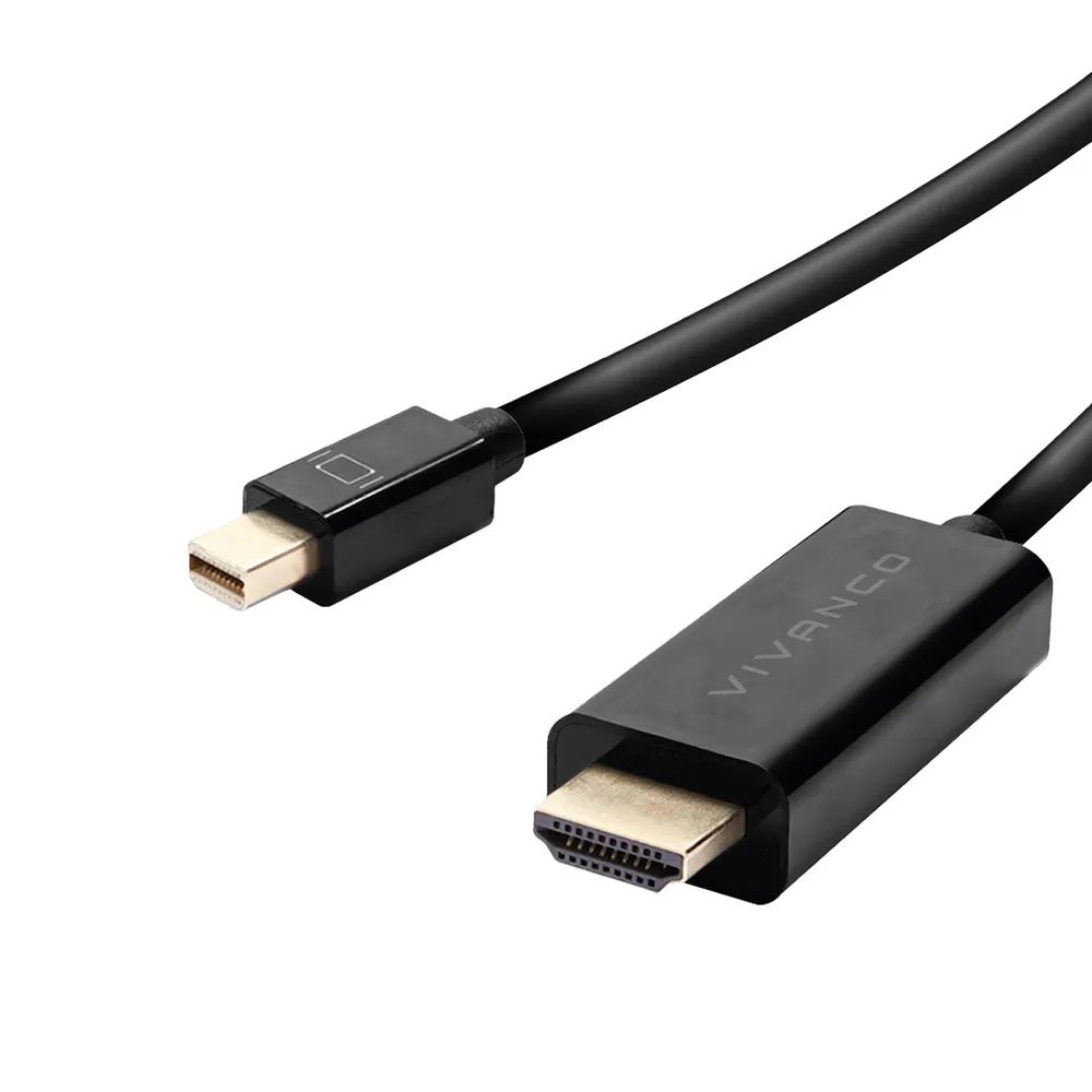 VIVANCO Mini DisplayPort  HDMI Kabel, 1,8m