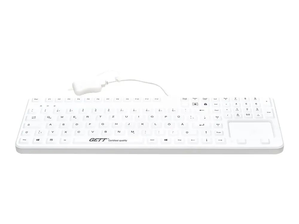 GETT CleanType Prime Touch+ TKG-109-GCQ-PR-TOUCH-KGEH-WHITE-IP68-MAG-BACKL-USB-CH