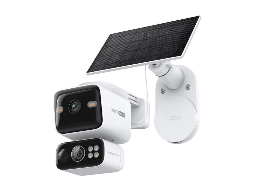 TP-LINK Tapo TC93D KIT V1 - Solar-Powered Security Camera Kit - Netzwerk-Überwachungskamera - schwenken / neigen - wetterfest - Farbe (Tag&Nacht)