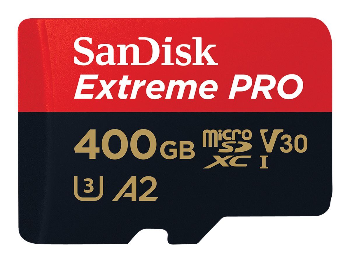 SanDisk microSDXC Extreme Pro 400GB (A2/ V30/ U3/ R170/ W90) + Adapter "Mobile"