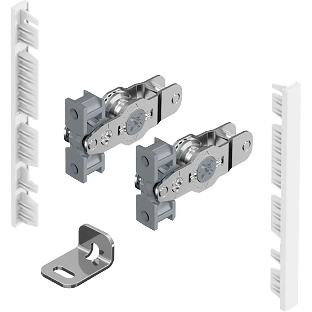 HETTICH AvanTech YOU Frontverbinder Zarge Innenfrontprofil H 101 weiß